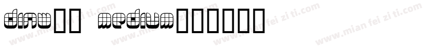 DINW29 Medium字体转换